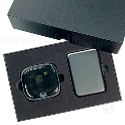 【公司紀念品推薦】充電線磁吸式手機卡包禮盒組