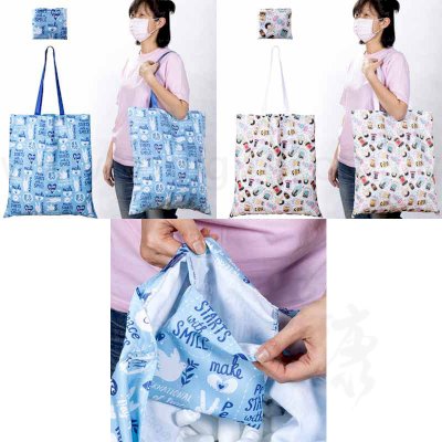 客製環保紗折疊購物袋