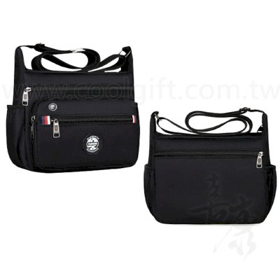 休閒多隔層單肩包