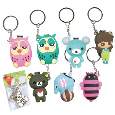 可愛造型指甲剪鎖圈