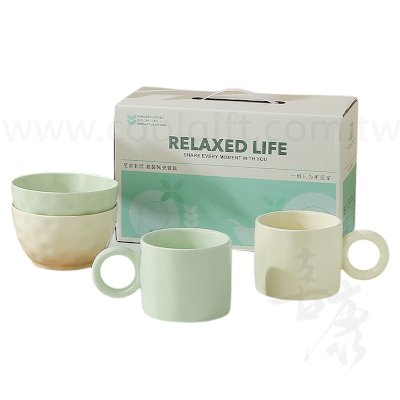 石紋簡約餐具禮盒