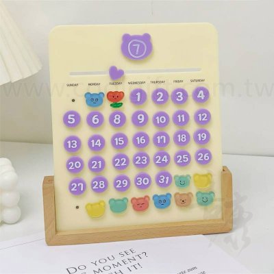 壓克力造型磁吸桌曆