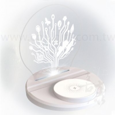 15W氛圍燈壓克力無線充電盤