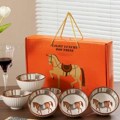 2026馬年陶瓷碗禮盒組