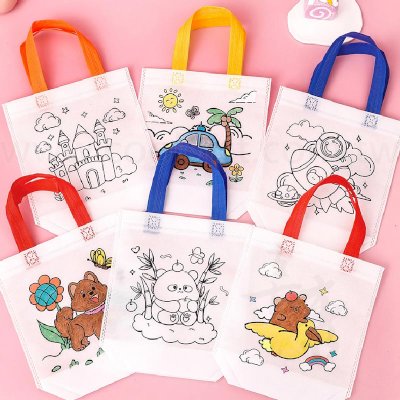 彩繪DIY提袋附色筆
