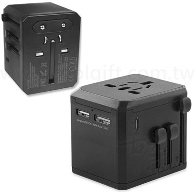 旅行萬用插頭(Type-C+USB)