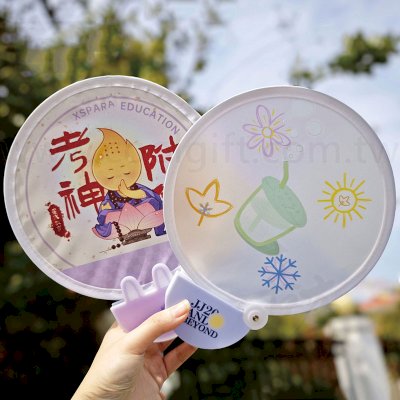客製彩印手柄折疊扇
