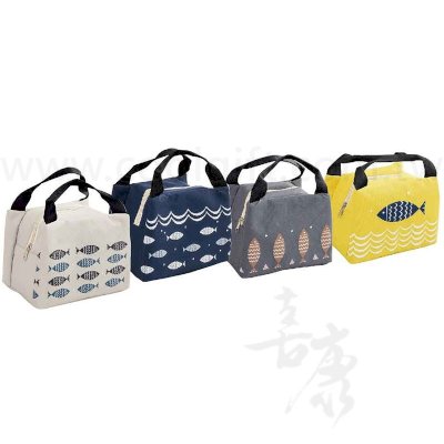 小魚圖樣保冷保溫袋
