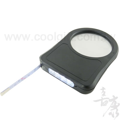 放大鏡手電筒