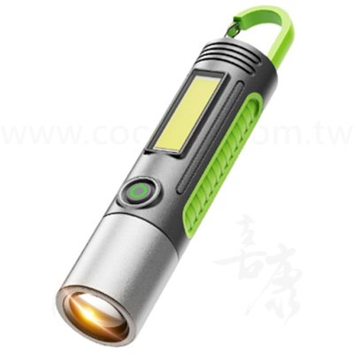 兩用吊掛露營燈手電筒(燈罩可拆)