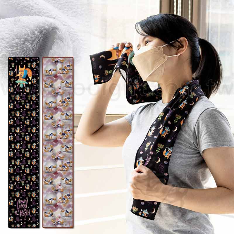 【路跑推薦贈品】全彩毛絨運動毛巾(台灣製)