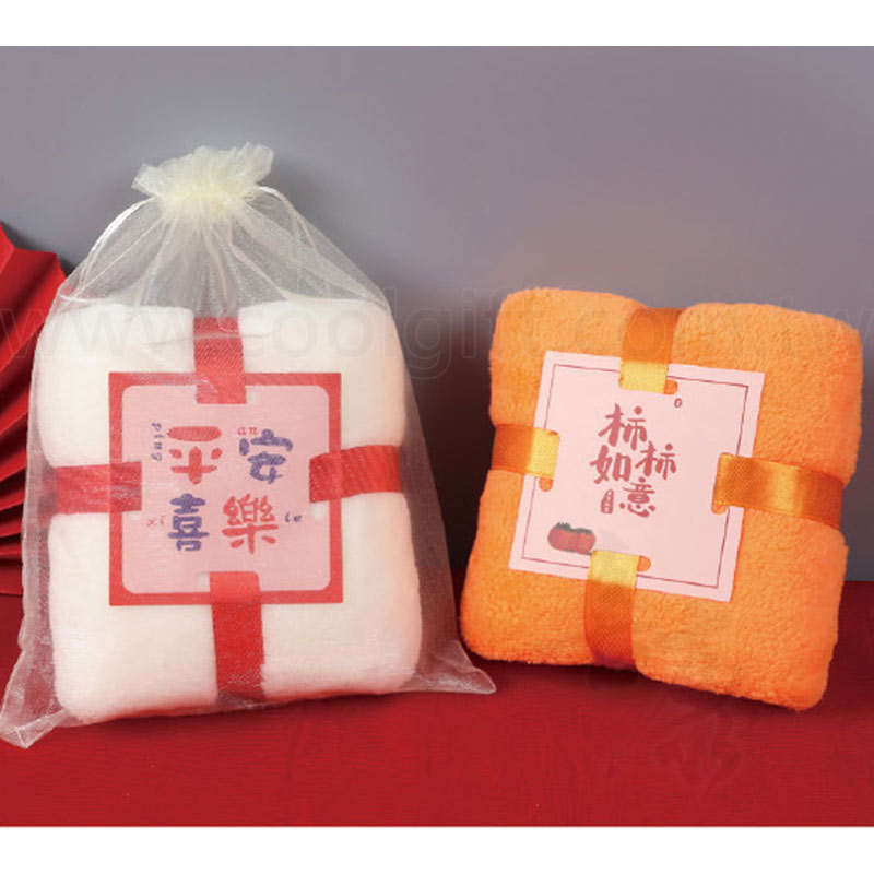 福氣吸水珊瑚絨巾