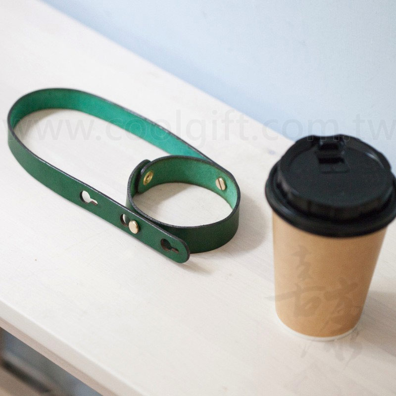 可調節皮革飲料提繩