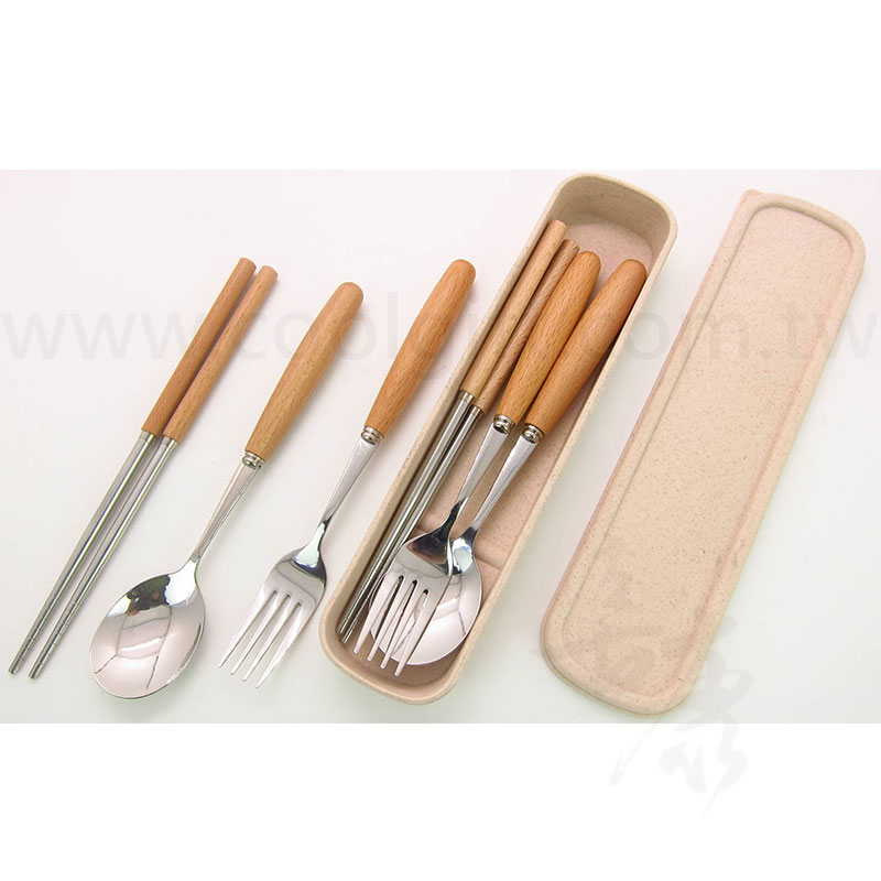 日式木柄餐具組