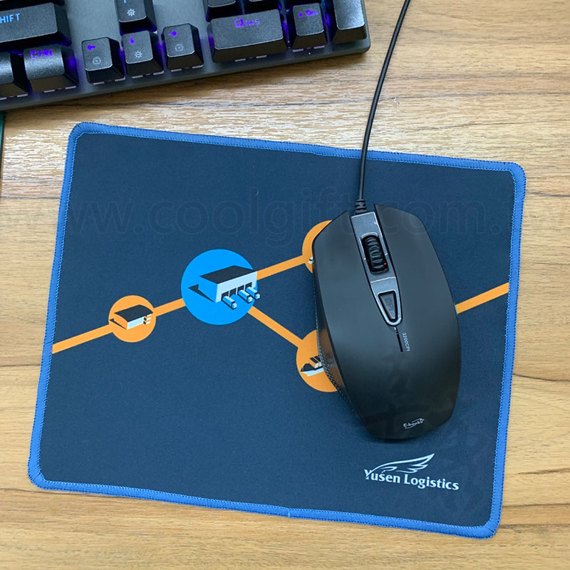 客製化彩印滑鼠墊(包邊款)