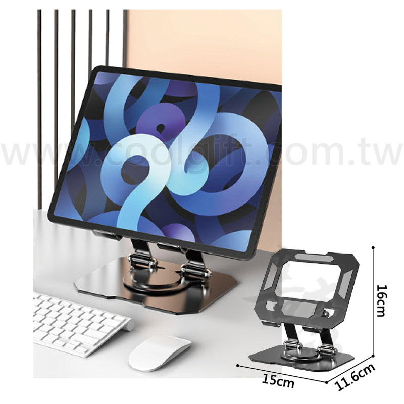 金屬旋轉平板電腦支架