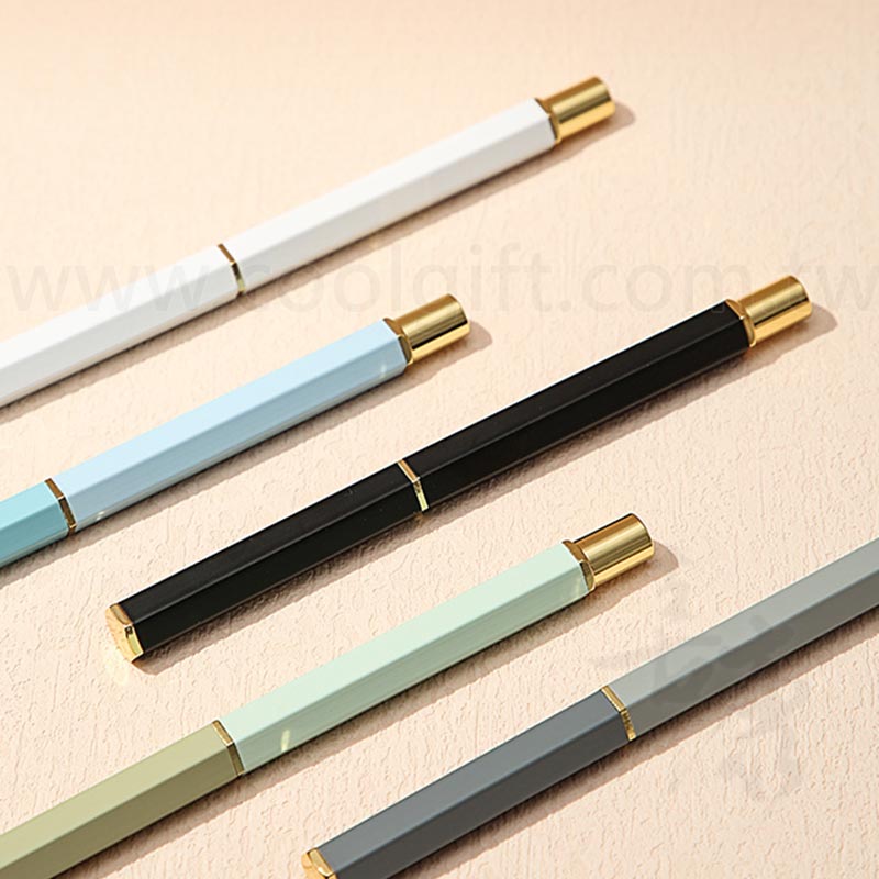 六角金屬原子筆