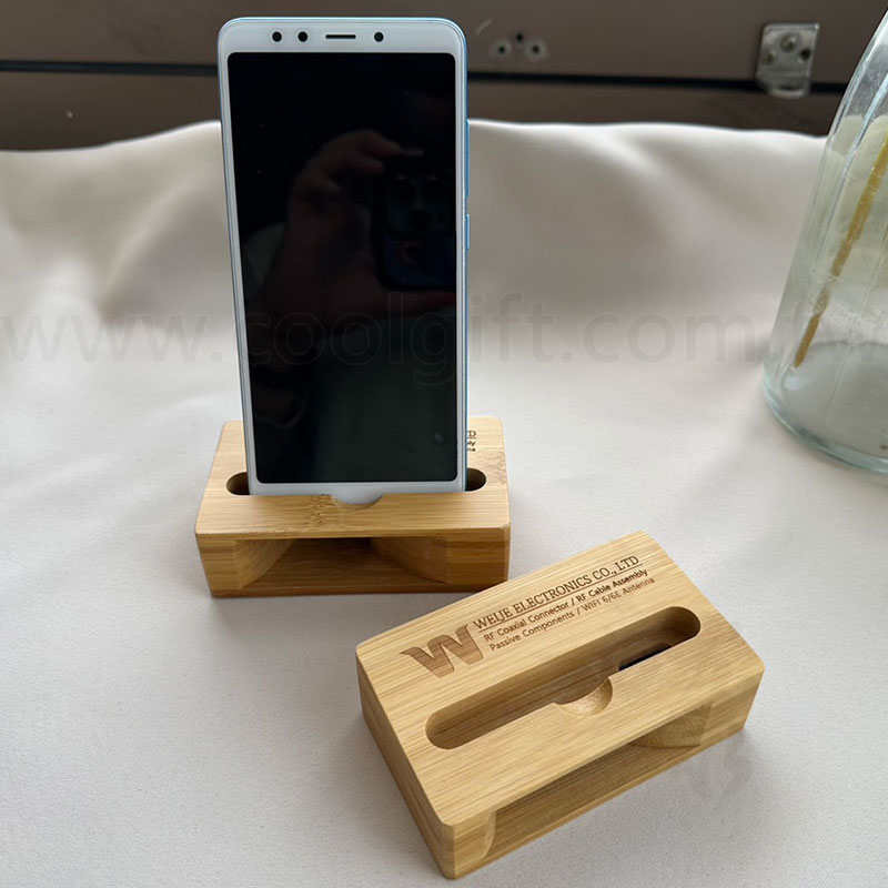 環保贈品 天然手機架