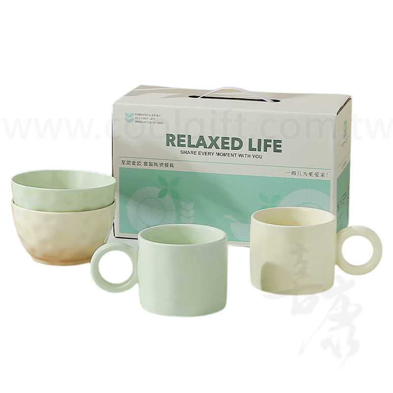 石紋簡約餐具禮盒