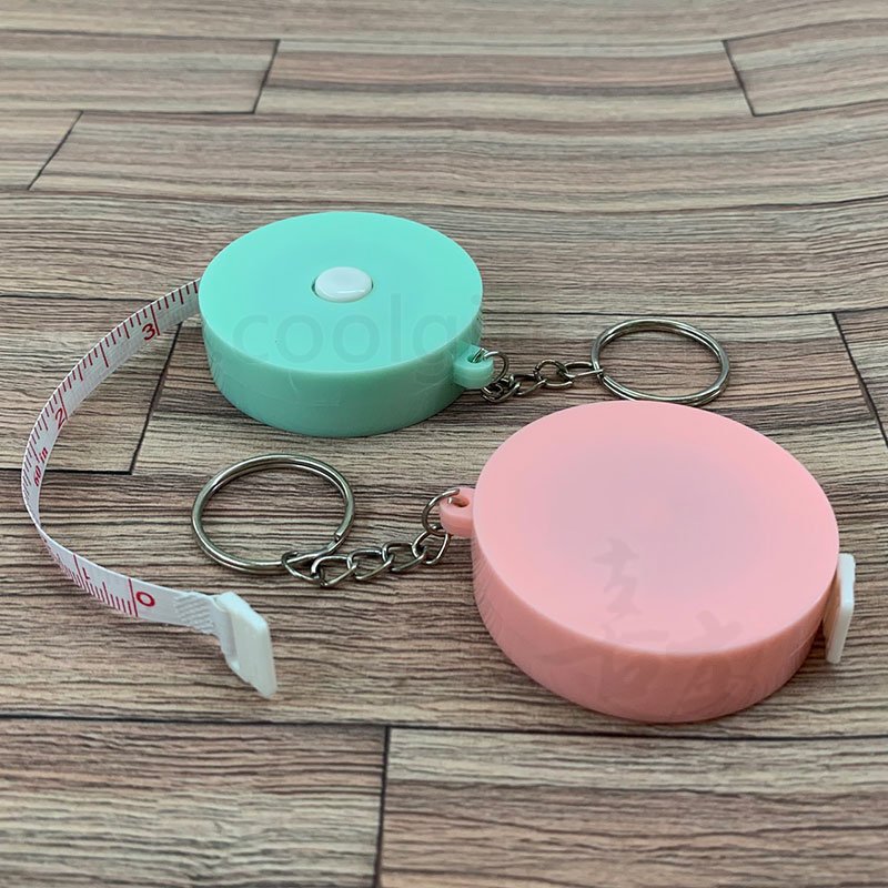 圓形捲尺鑰匙圈