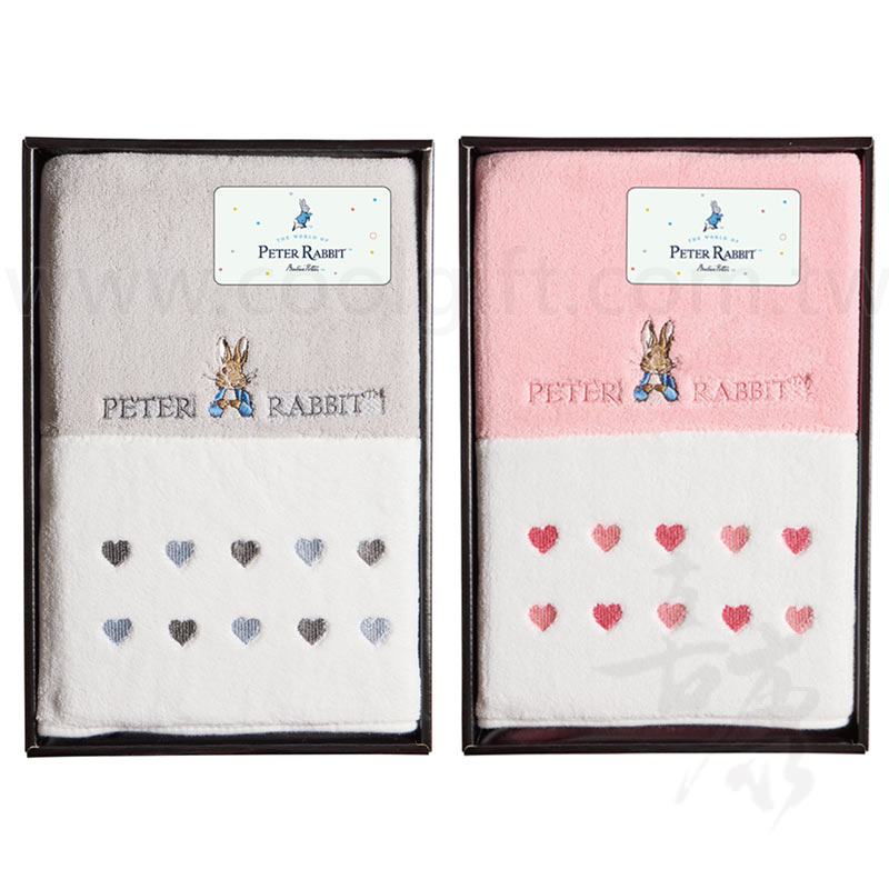 比得兔雙配色浴巾