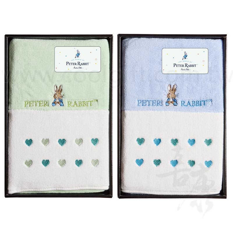 比得兔雙配色浴巾