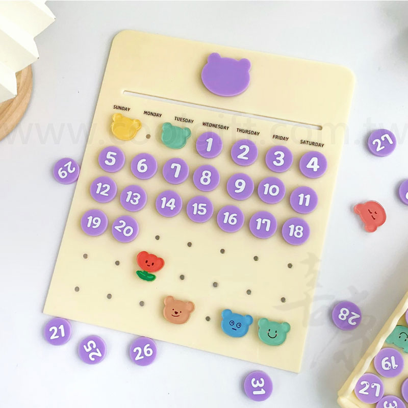 壓克力造型磁吸桌曆