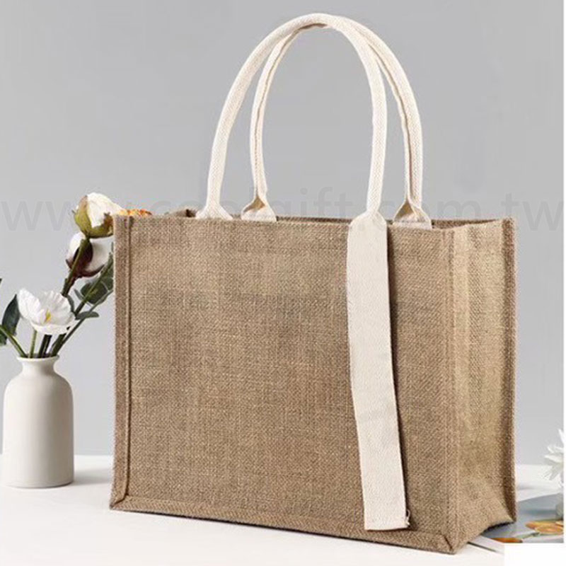 橫式亞麻袋飄帶款