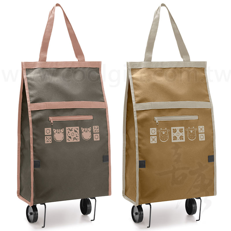 FUx麻吉來帶輪購物袋