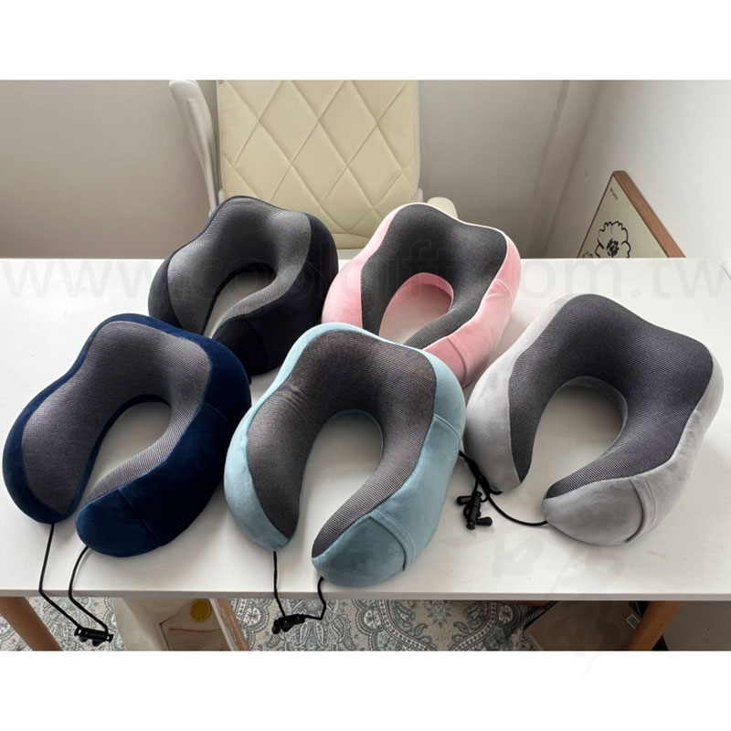 U形記憶枕(附收納袋)