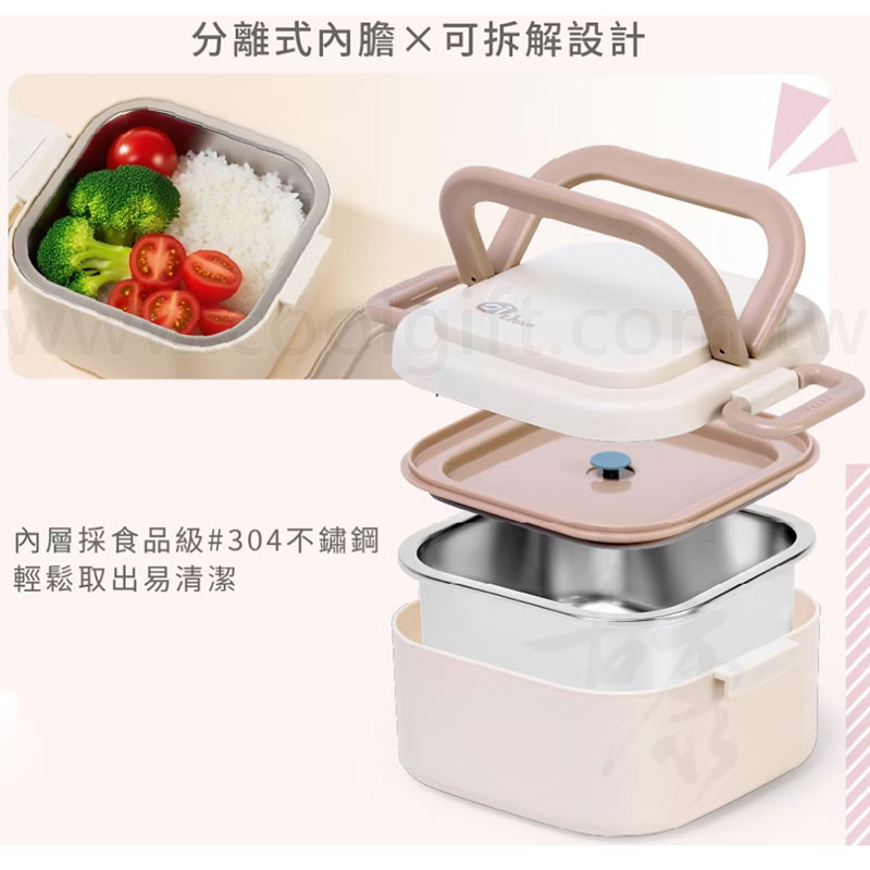 Oichan 可微波不鏽鋼餐盒(單層)