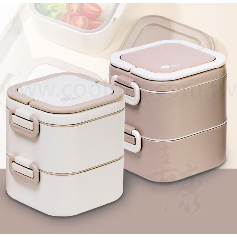 Oichan 可微波不鏽鋼餐盒(雙層)