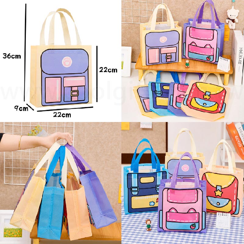 可愛書包手提袋