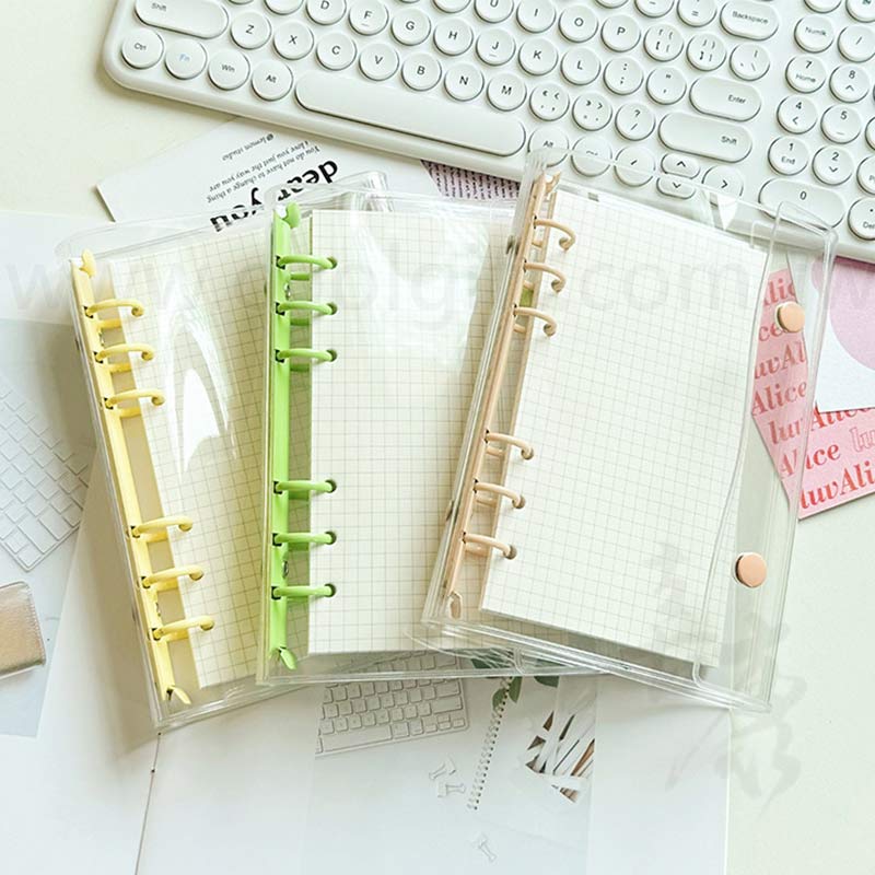 透明活頁隨身記事本