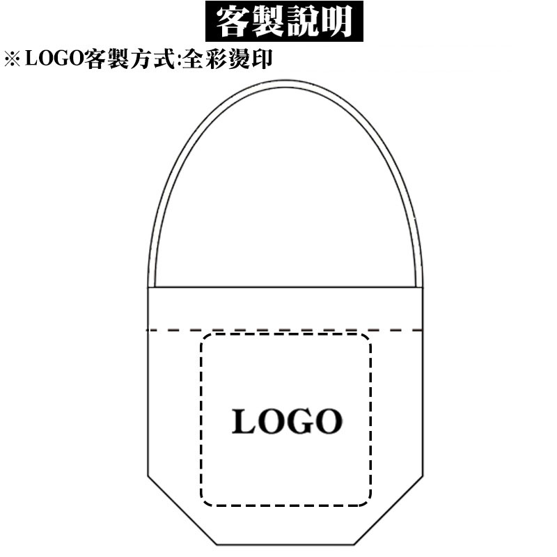 客製化彩色印刷飲料提袋(小)