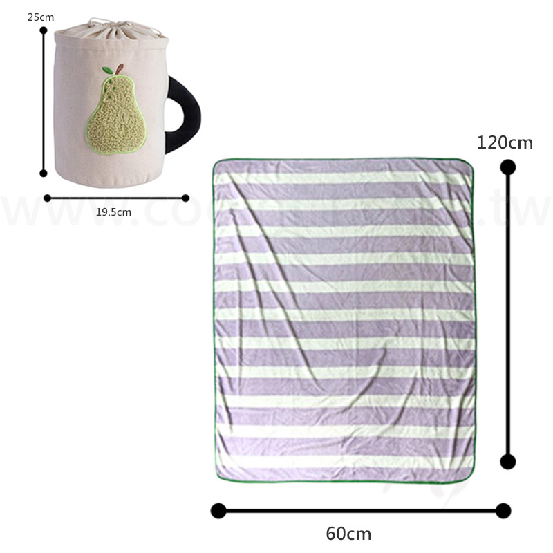 刺繡工藝收納四季毯